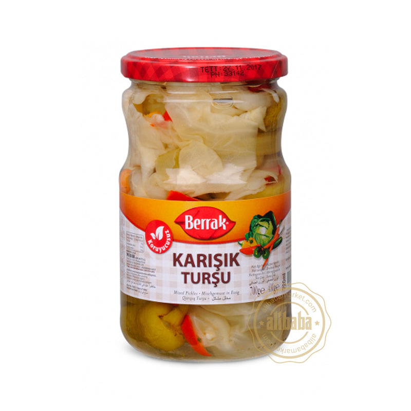 Berrak Mixed Pickles 720ml Glass