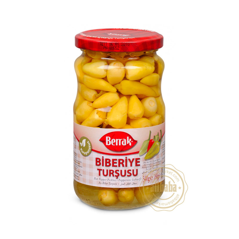 Berrak Hot Pepper Pickles (Biberiye) 325gr