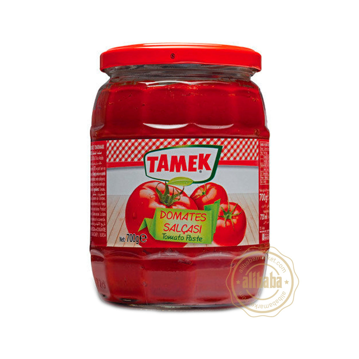 Tamek Tomato Paste 720ml Glass