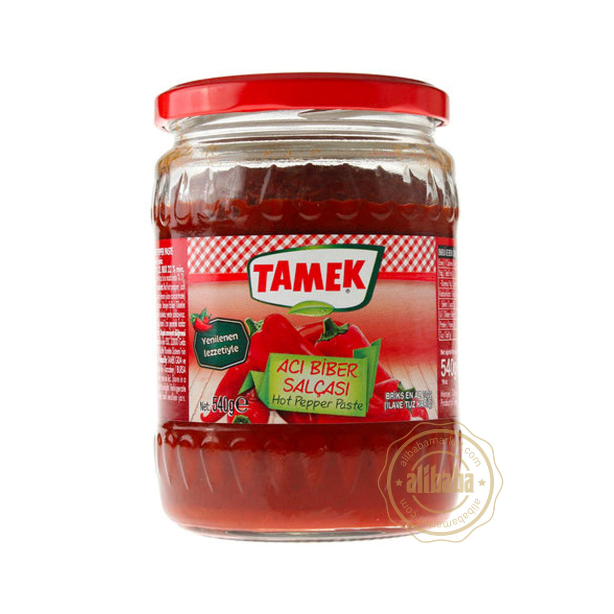 Tamek Pepper Paste Hot 540gr