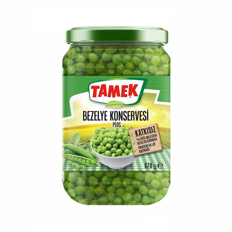 Tamek Green Peas 720ml Glass