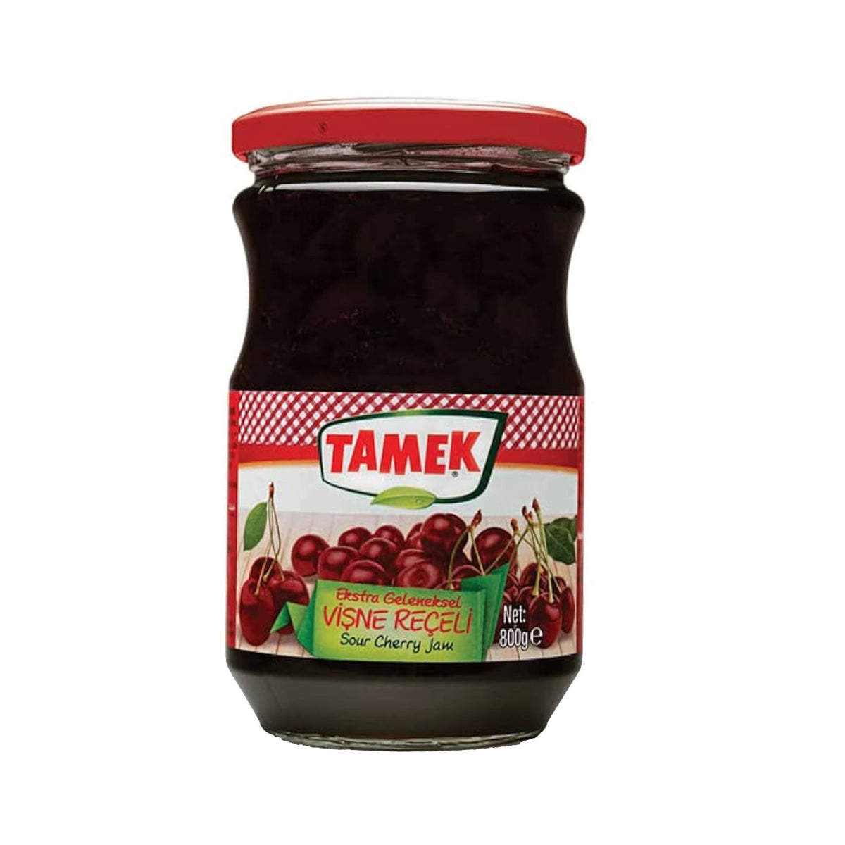 Tamek Sour Cherry Jam Jar 800Gr