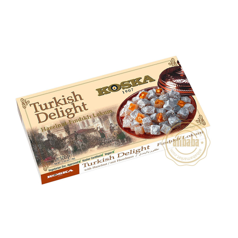 KOSKA TURKISH DELIGHT HAZELNUT 500GR