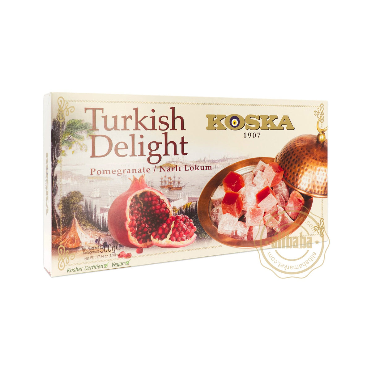 Koska Turkish Delight W Pomegranate 500Gr