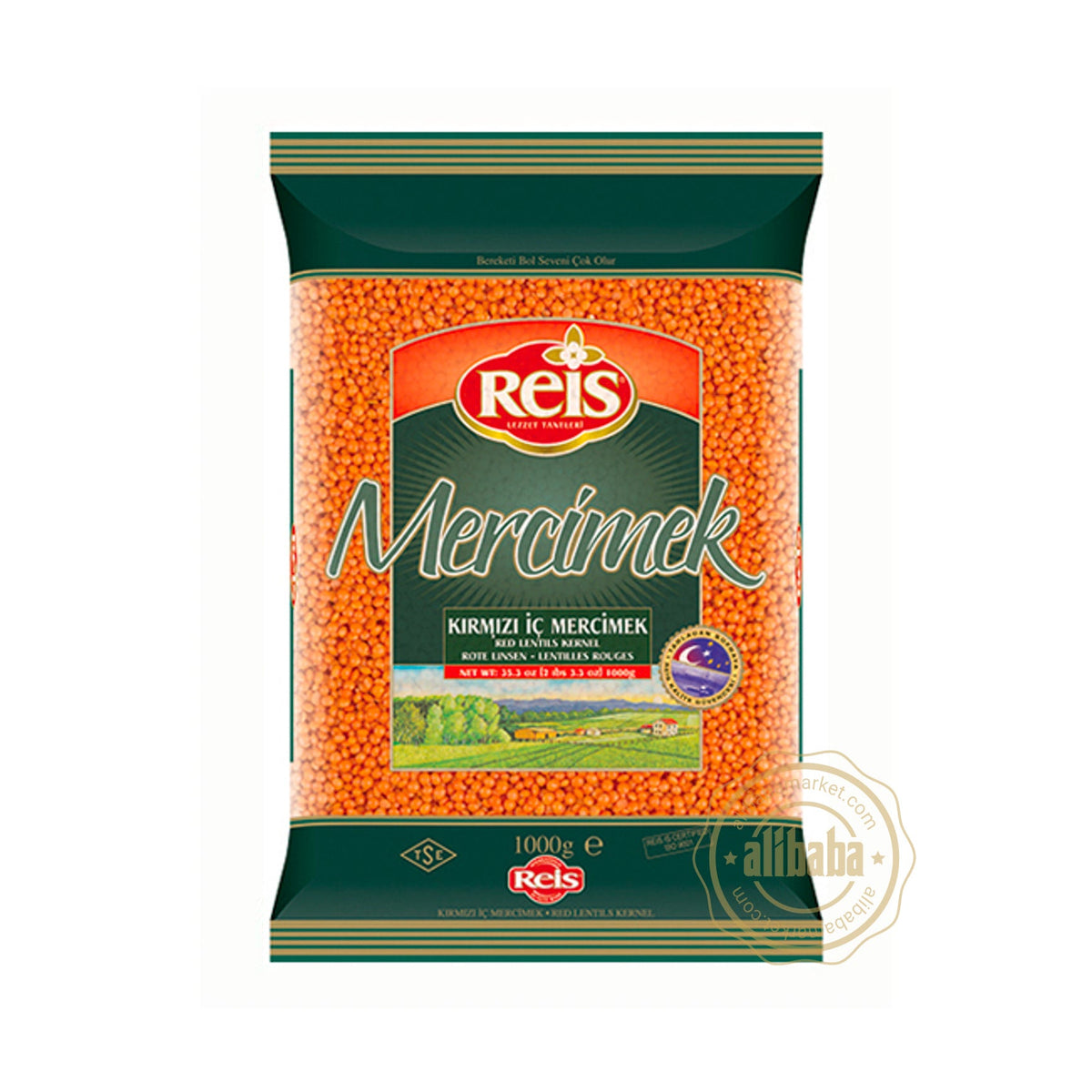 Reis Red Split Lentil 1kg