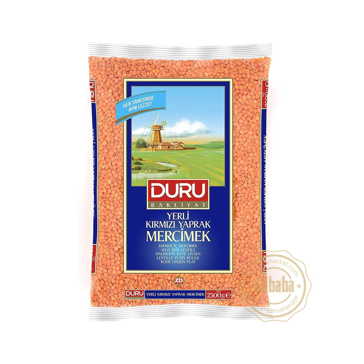 DURU SPLIT RED LENTIL 2KG