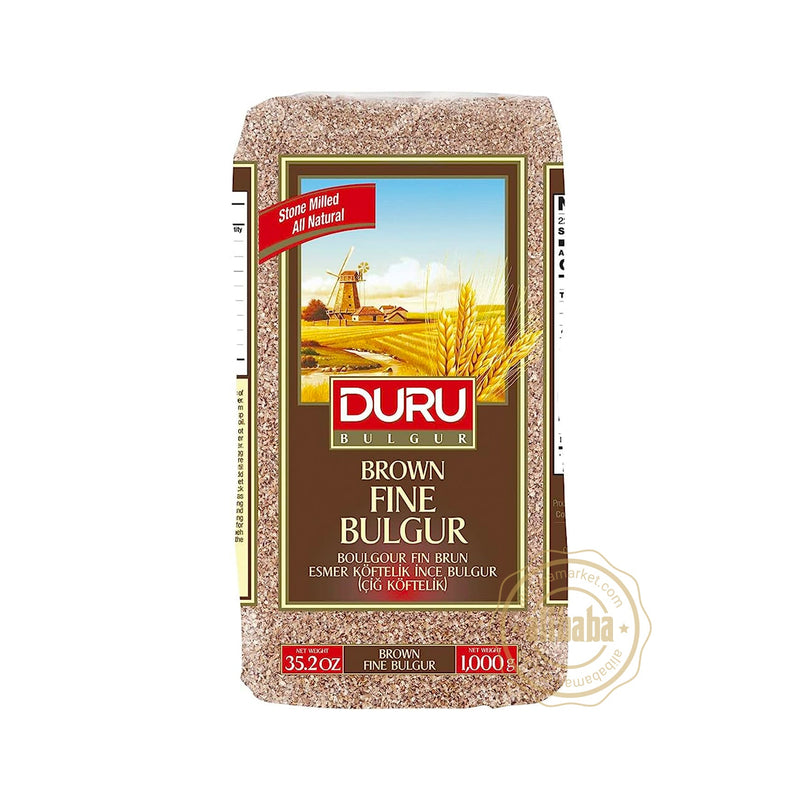 DURU BROWN FINE BULGUR 1KG