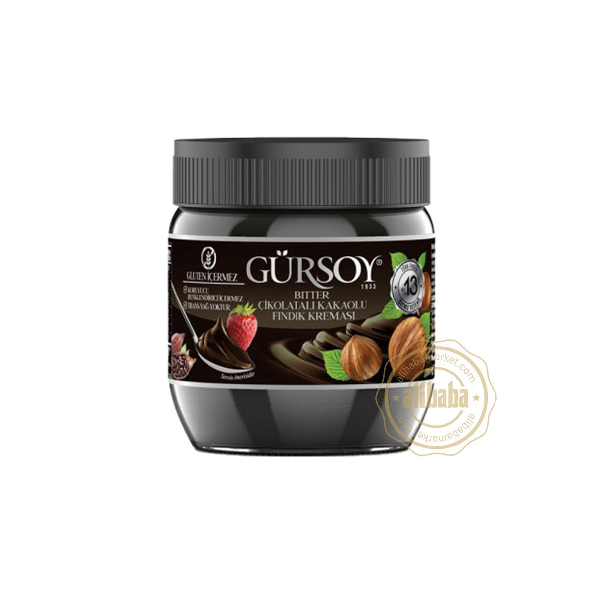 GURSOY %13 BITTER COCOA HAZELNUT SPREAD 400GR