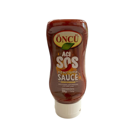 Öncü Acı Sos red hot pepper sauce, 330 g bottle
