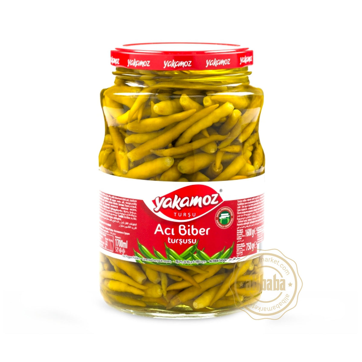 Yakamoz Hot Pepper Pickles 1700ml