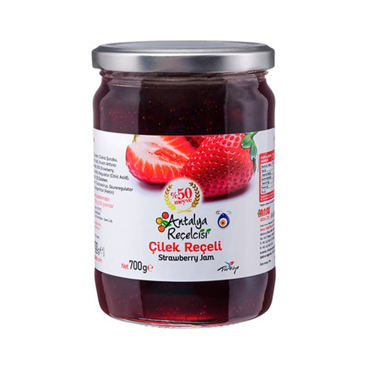 Antalya Recelcisi Strawberry Jam 700gr