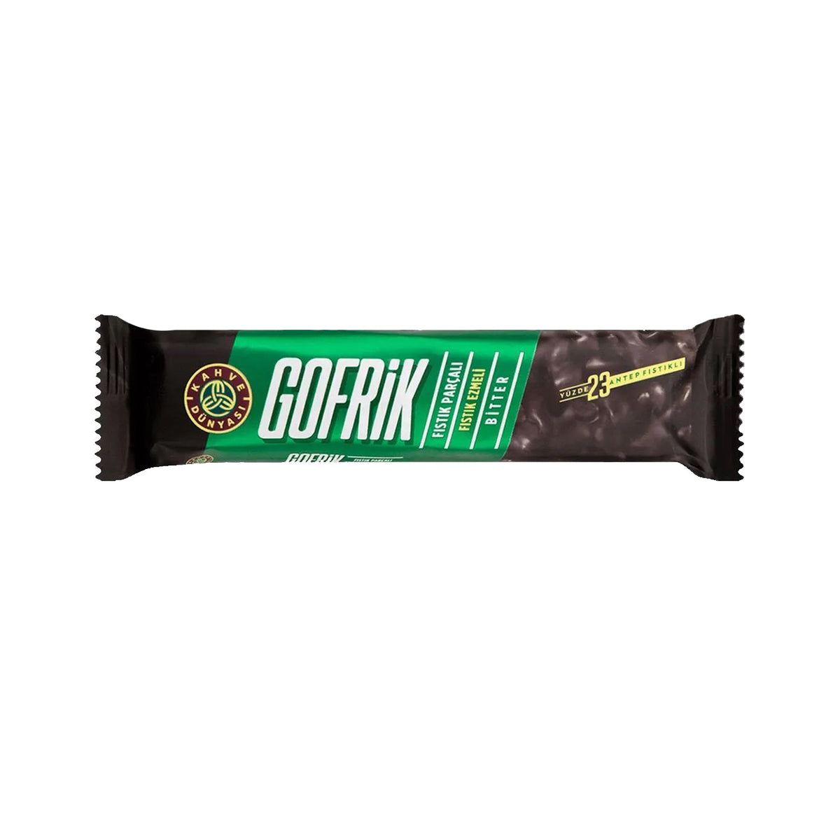 Kahve Dunyasi Gofrik Dark Chocolate With Pistachios 24gr