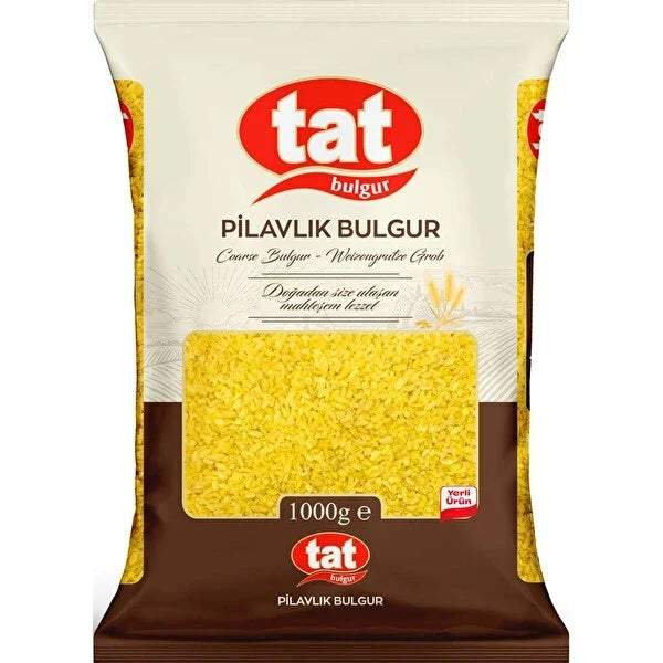 Tat Coarse Bulgur (Pilavlik) 35.3 oz (1000g) Bag - Pilaf Grade