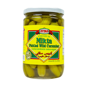 Ziyad Pickled Wild Cucumbers Mikta Pickled 425 g - front of pack