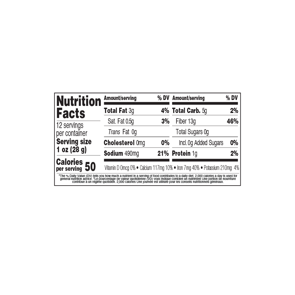 Ziyad Sumac 12 oz pack, nutrition facts