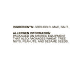 Ziyad Sumac 12 oz pack, ingredients