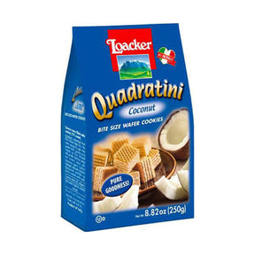 Loacker Quadratini Coconut 250 g - front of pack