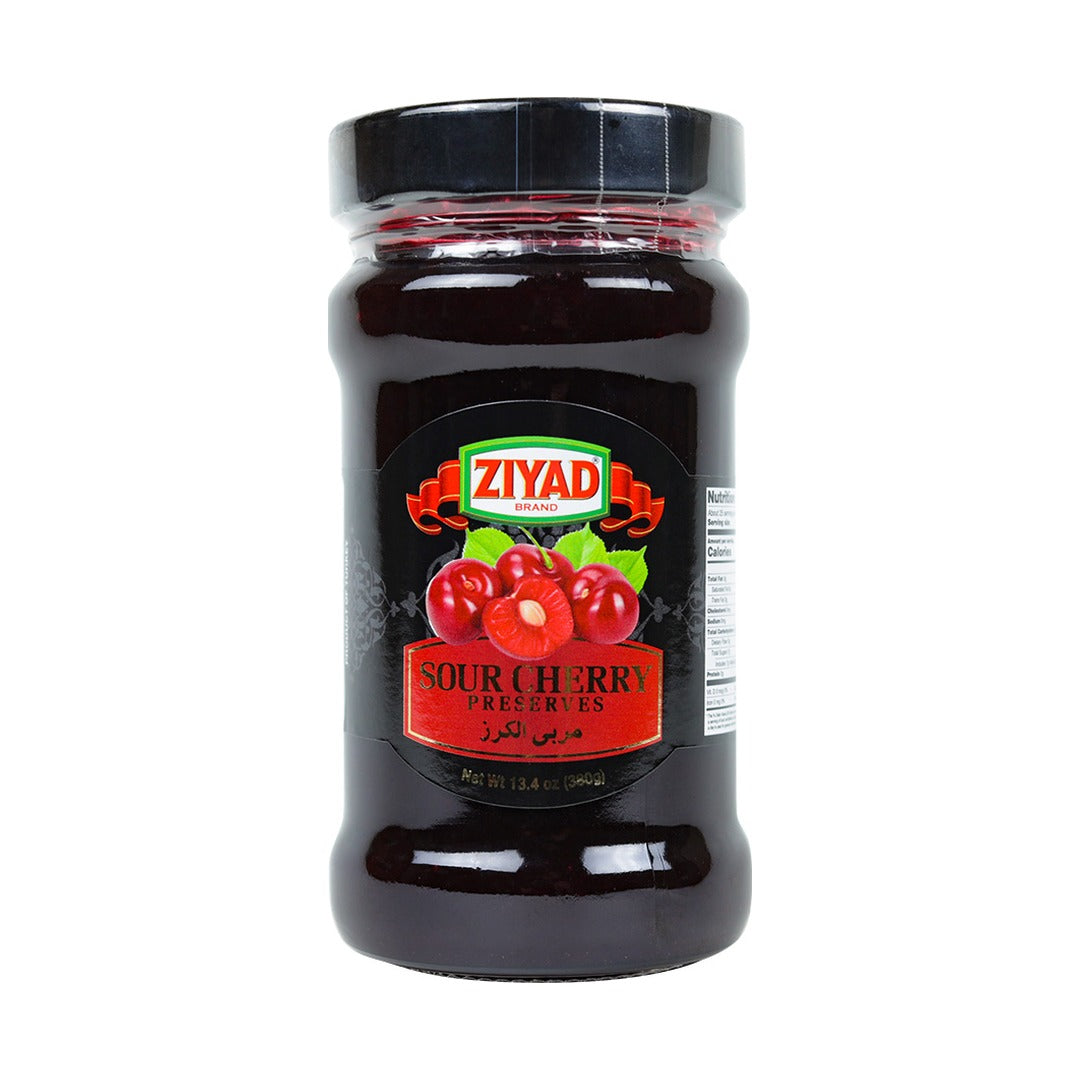 Ziyad Sour Cherry Preserves 379 g - front of pack