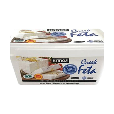 Krinos Feta Cheese 400 g - front of pack