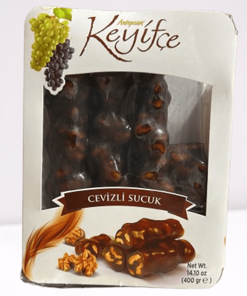 Keyifce Molasses Roll with Walnut 14.1 oz (400g) - Pekmez Lokum