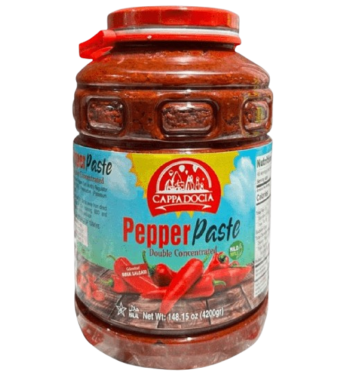Cappadocia Premium Mild Pepper Paste 148 oz (4.2 kg) Foodservice Tin