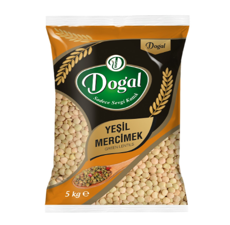 DOGAL Yesil Mercimek (Green Lentils) 2kg