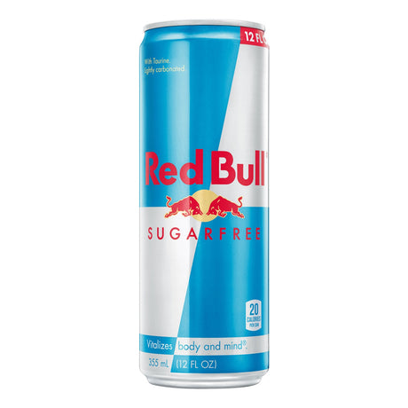 Red Bull Sugarfree Energy Drink 12 fl oz can, front
