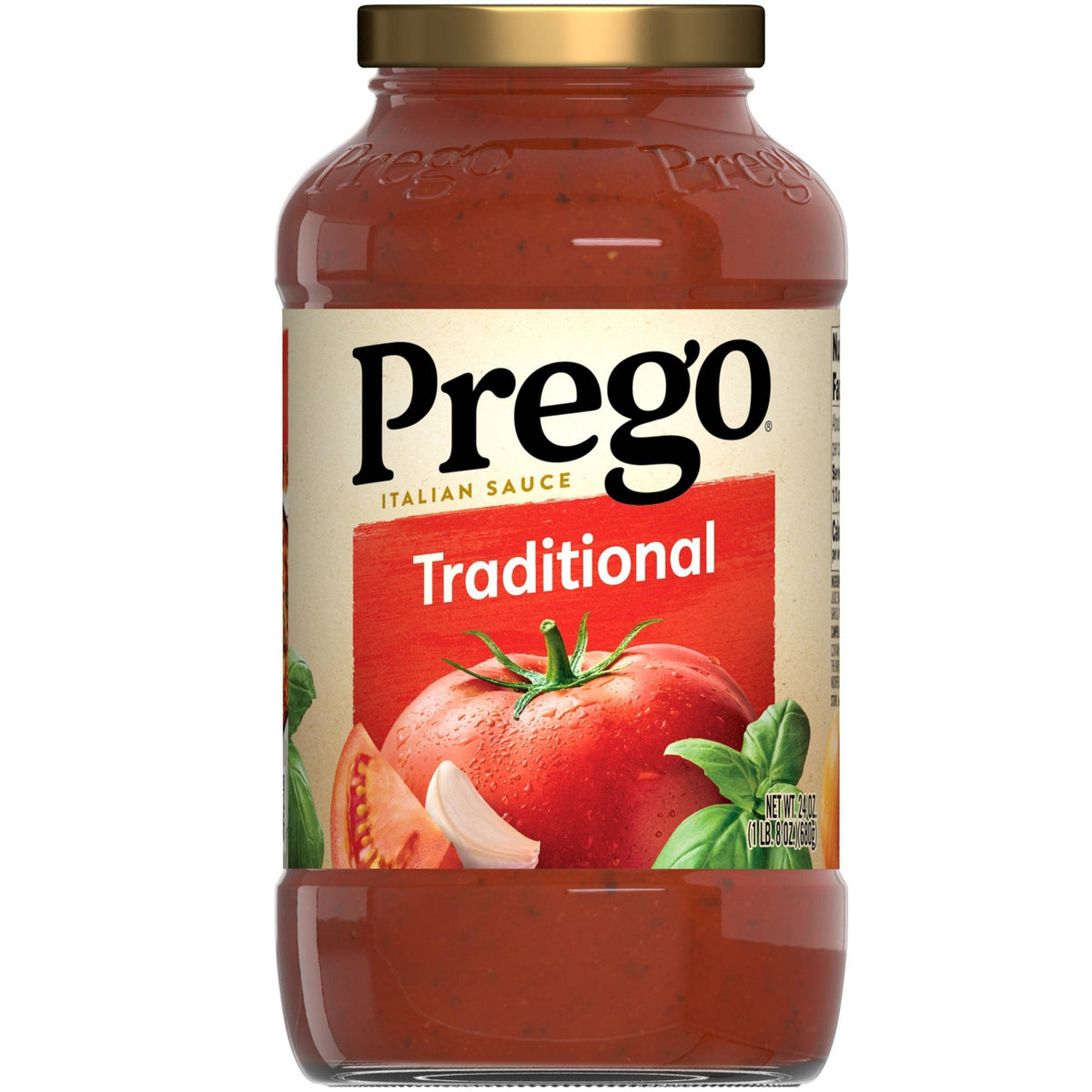 Prego Traditional Italian Sauce 24 oz jar, front