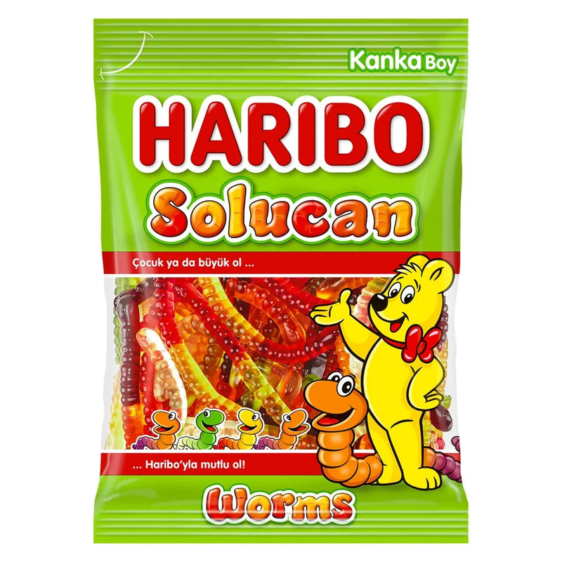 Halal Haribo Worms 80g