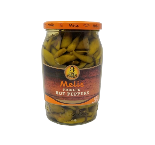 Melis Pickled Hot Peppers 24.3 fl oz (720 ml) Jar - Aci Biber Tursusu