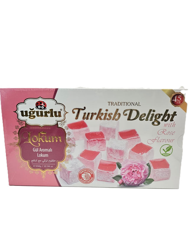 Uğurlu Turkish Delight Rose Flavor 350 g