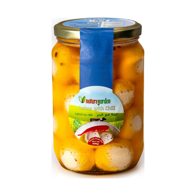 Nature Garden Labne Balls Chili 400 g - front of pack