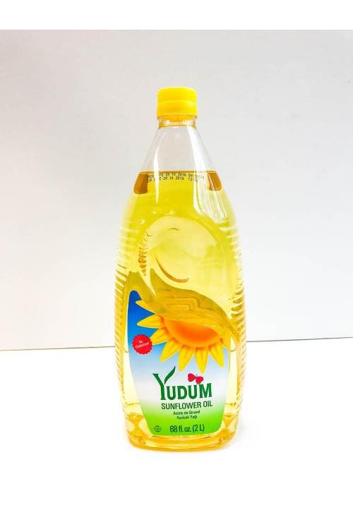 Yudum Sunflower Oil 68 fl oz (2 L) Bottle - The Mid-Size Refill