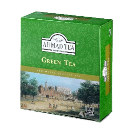 Ahamd Tea of London, Green Tea, 100 Teabags