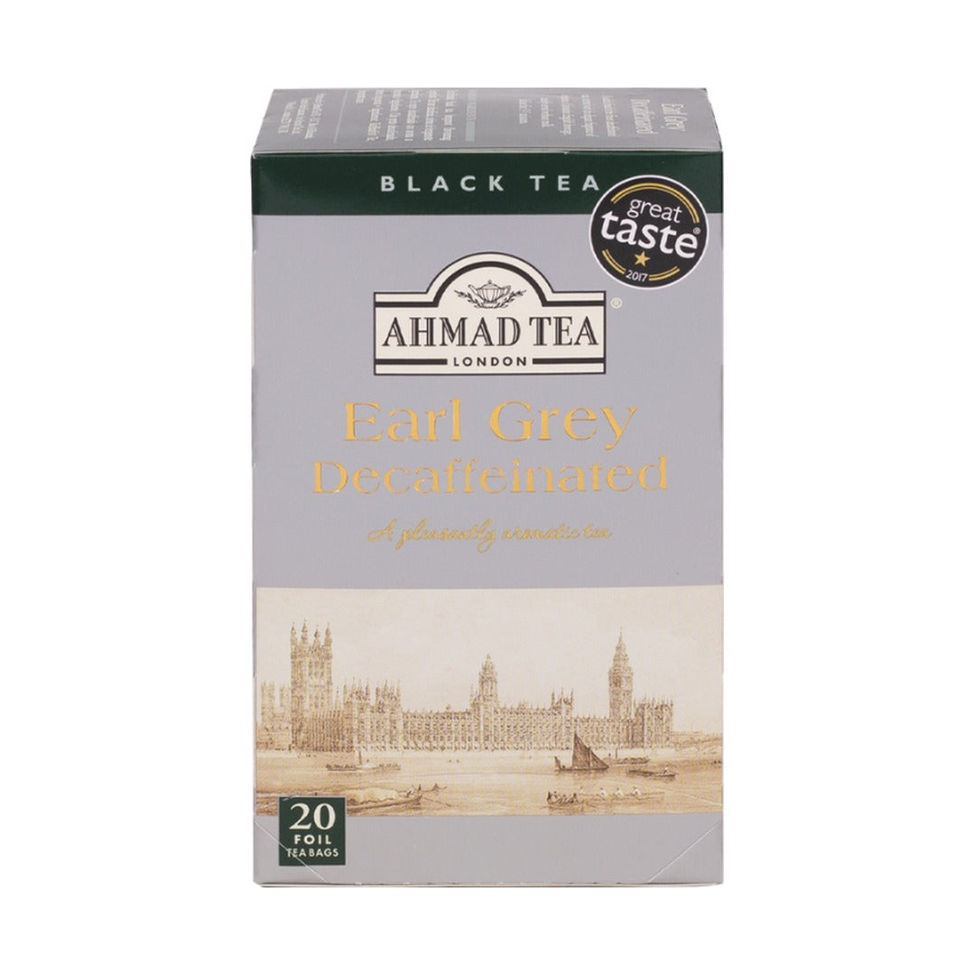 Ahmad Tea Decaffeinated Earl Grey Te 39 g - front of pack