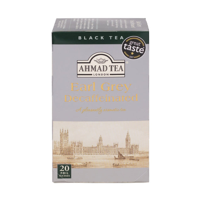 Ahmad Tea Decaffeinated Earl Grey Te 39 g - front of pack