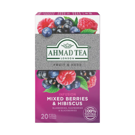 Ahmad Tea Mixed Berries Herbal Tea 34 g - front of pack