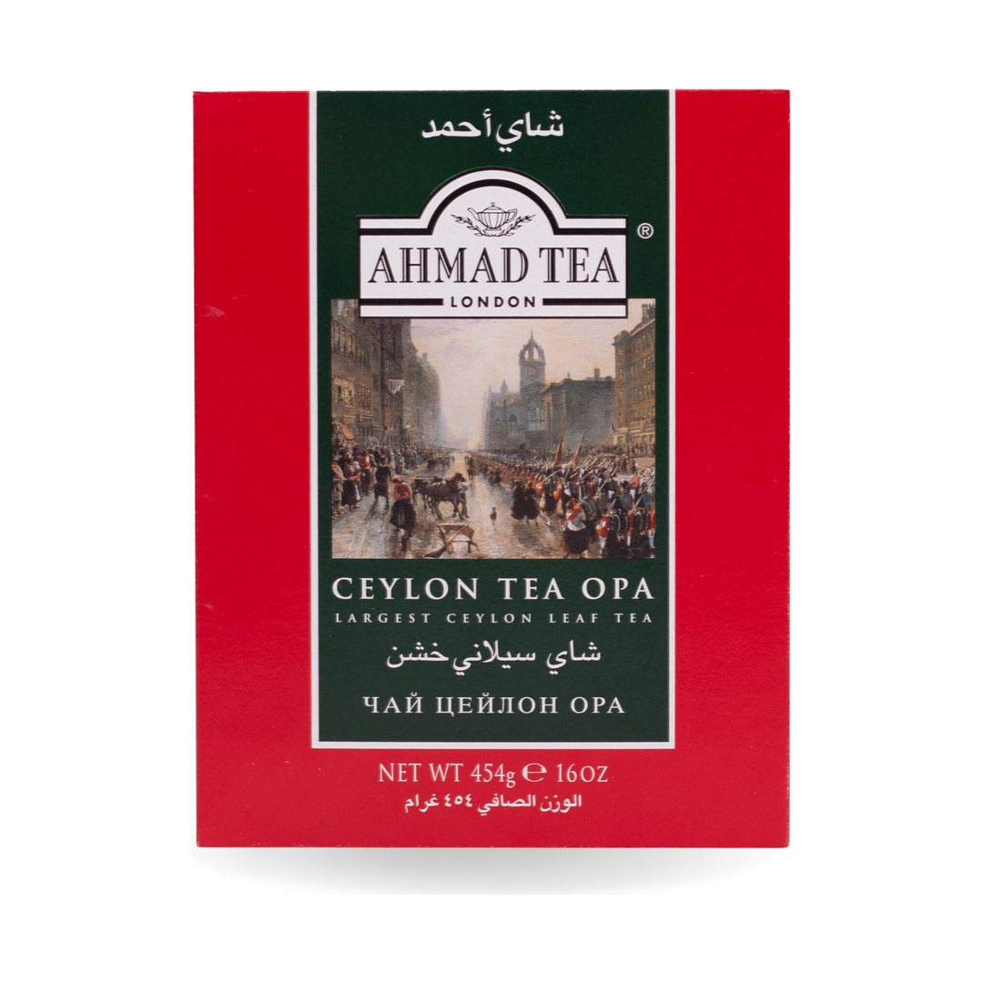 Ahmad Tea Opa Ceylon Tea Red 454 g - front of pack