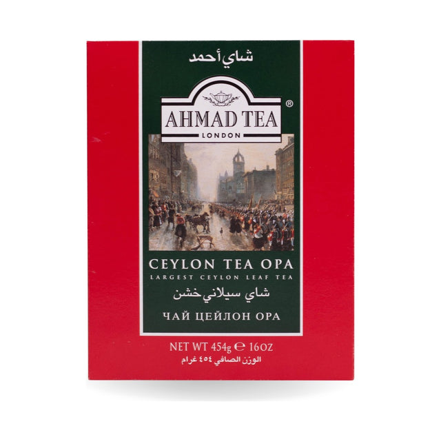 Ahmad Tea Opa Ceylon Tea Red 454 g - front of pack