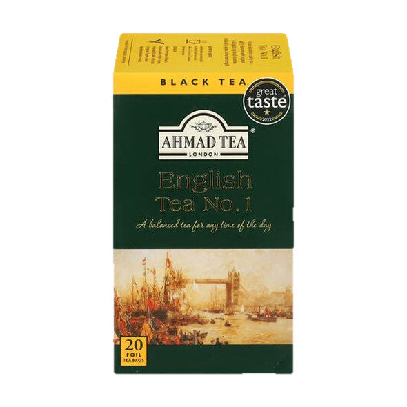 Ahmad Tea Tea Bags English Tea No. 1 Black Tea, 20 x 2 g Bags