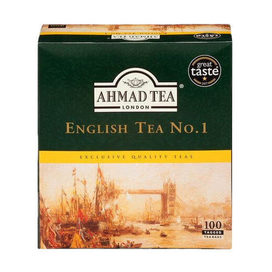 Ahmad Tea Tea, English, No.1. Tea Bags, 100 x 2 g Bags