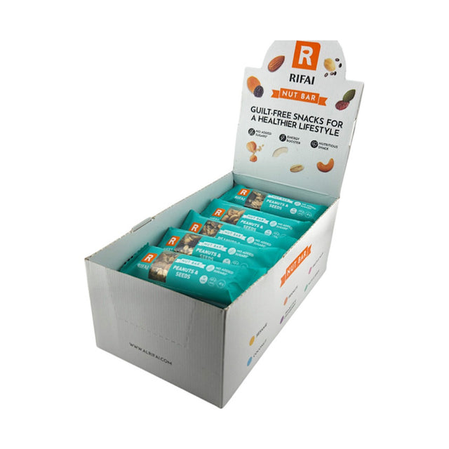 Al Rifai Peanuts & Seeds Sugarfree Bars 960 g - front of pack