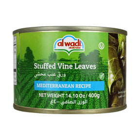 Al Wadi Mediterranean Stuffed Vine Leaves 400 g - front of pack