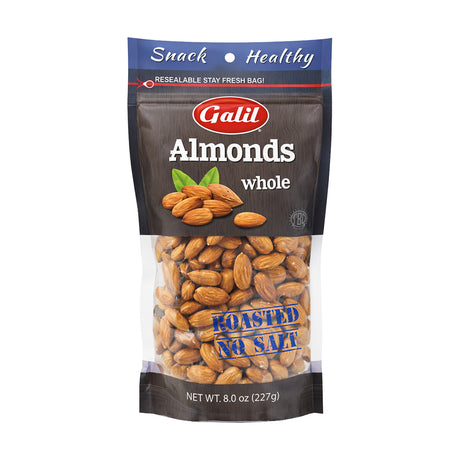 Galil Roasted unsalted almonds, 8 oz