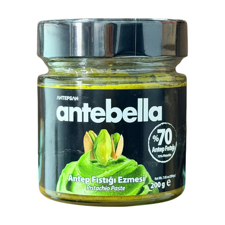 Antebella 70% pistachio paste (Antep Fistigi Ezmesi), 200 g jar