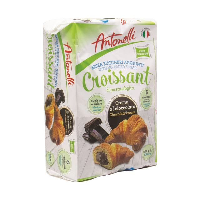 Antonelli Cocoa Sugar-Free Croissant - front of pack