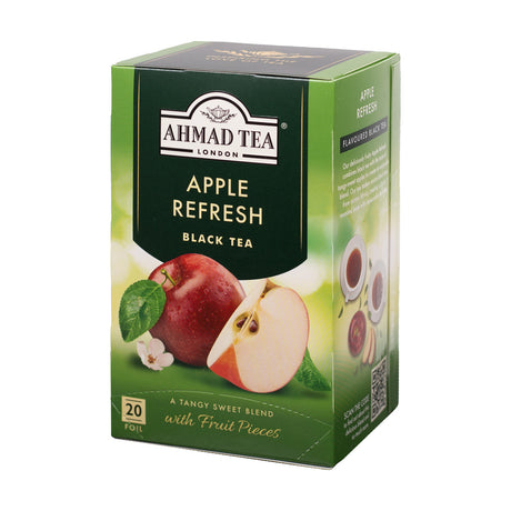 Apple Refresh, Black Tea 20 tea bags Ahmad Tea