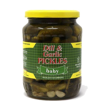 Baby Dill and Garlic Pickles, 720 g
