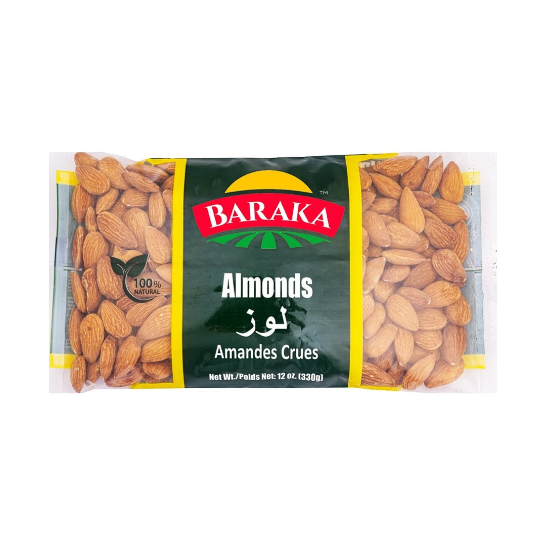 Baraka Almonds Raw 340 g - front of pack