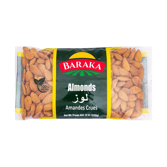 Baraka Almonds Raw 340 g - front of pack